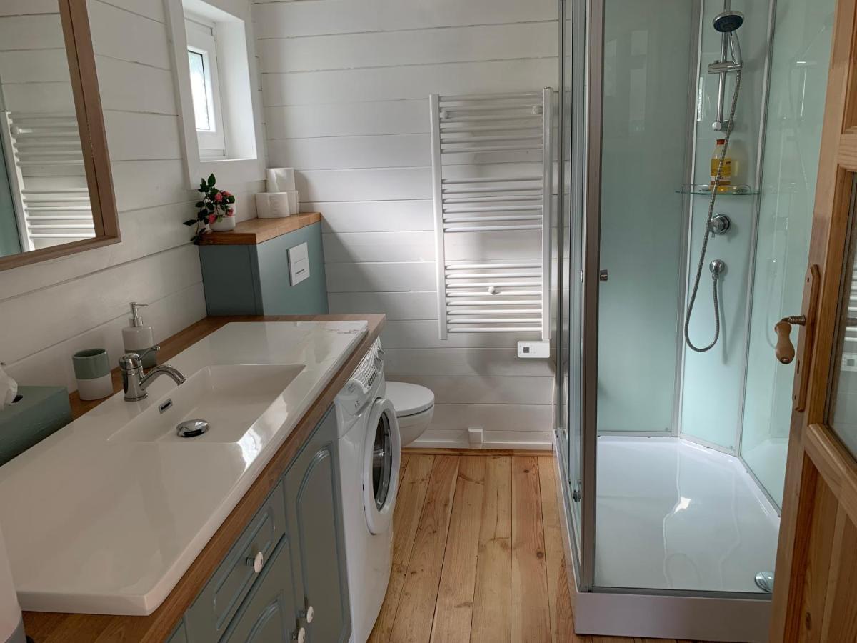 Cottage Le Cerf-Volant Saint-Aubin-Sur-Mer  Bagian luar foto