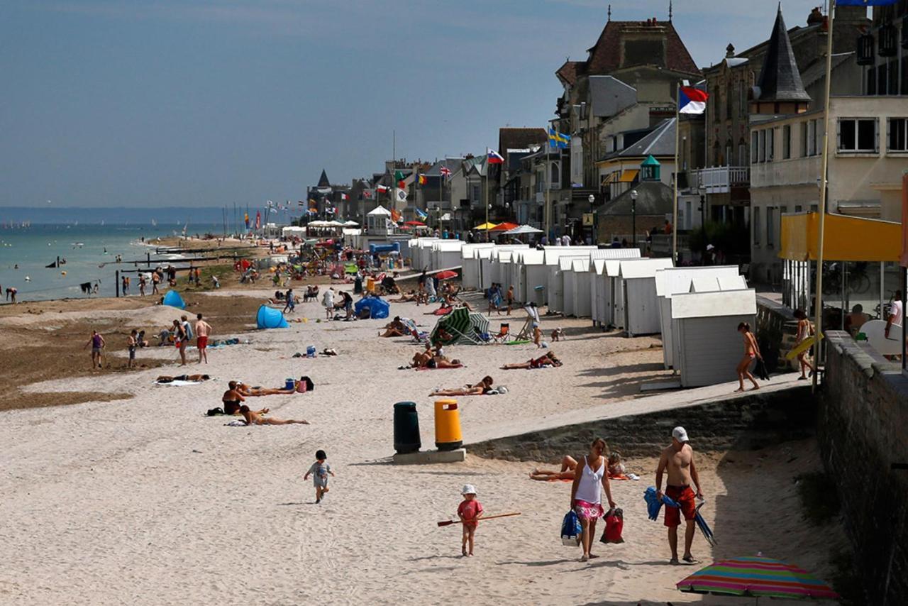 Cottage Le Cerf-Volant Saint-Aubin-Sur-Mer  Bagian luar foto