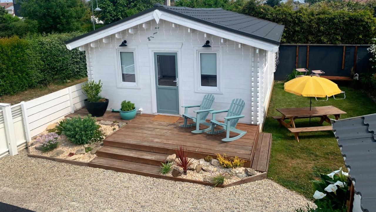 Cottage Le Cerf-Volant Saint-Aubin-Sur-Mer  Bagian luar foto