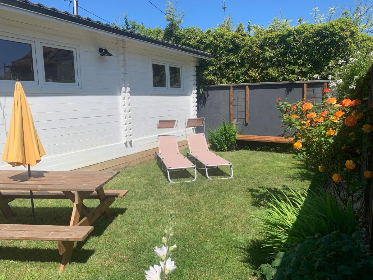 Cottage Le Cerf-Volant Saint-Aubin-Sur-Mer  Bagian luar foto